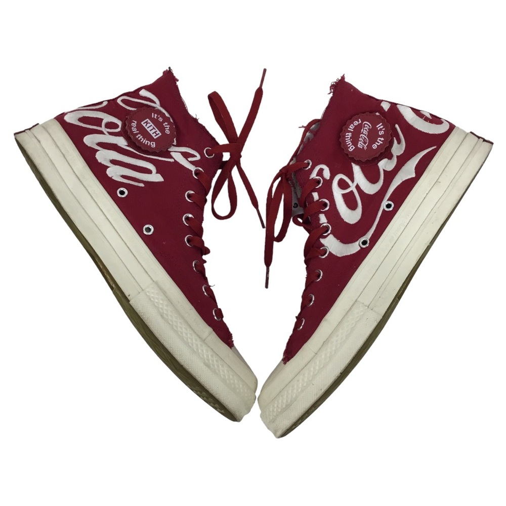 Rare Converse X Coca Cola X Kith Red Chuck 70s Hi… - image 2